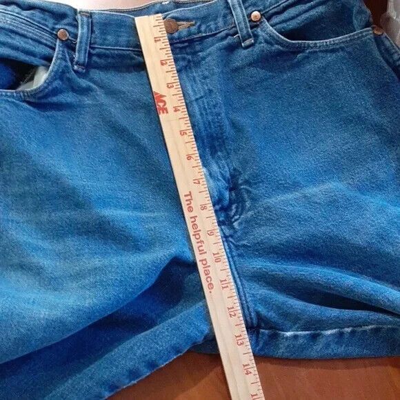 Wrangler women's size 13 blue jeans 13X34 Inseam measures 33 inches - Picture 13 of 14